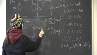 Natural Response RL Circuits P7.4 Nilsson Riedel Electric Circuits 9E Solution