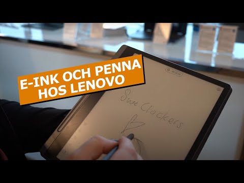 Anteckna smart med Lenovo Smart Paper