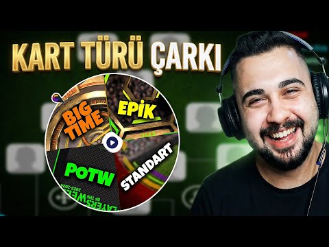 KART TÜRÜ ÇARKI! ÇARKTAN GELEN KART TÜRÜNE GÖRE KADRO KURDUM! KAZANAMAZSAM 5 EPİK/SHOW-TIME SİLERİM!