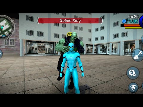 Amazing Spiderman 4 - Flying Spider Rope Hero Vs Thanos City Battle (Power Spider 2) - GamePlay