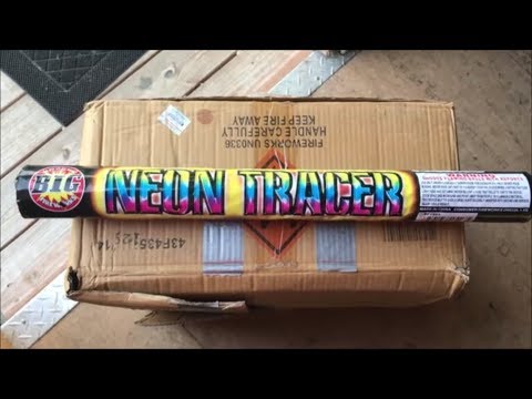 Neon Tracer By Big Fireworks
