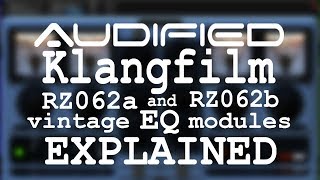 Video thumbnail for Audified RZ062 Equalizer EXPLAINED by Andrei Martinez Agras