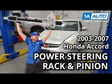 How to Replace Power Steering Rack & Pinion 2003-2007 Honda Accord