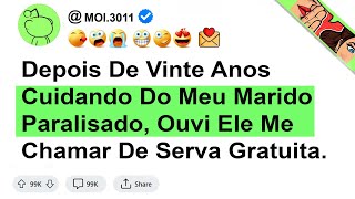 Depois De Vinte Anos Cuidando Do Meu Marido Paralisado, Ouvi Ele Me Chamar De Serva Gratuita.