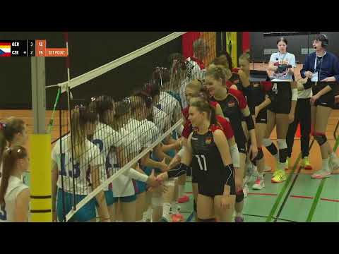 3-Nationen-Volleyball-Woche / U18 weiblich / Deutschland vs. Tschechien