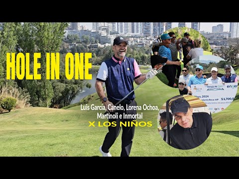 Dr. García junto a Lorena Ochoa, CANELO, Inmortal y Martinoli jugando golf... ¡Leyendas!