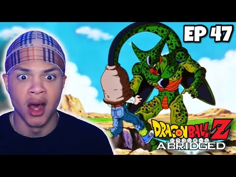 NON DRAGON BALL FAN REACTS TO DBZ ABRIDGED EPISODE 47!!