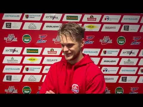 9. 8. 2022: Vít Christov po utkání HC RT TORAX Poruba 2011 – JHK GKS Jastrzębie (2:3 pp)
