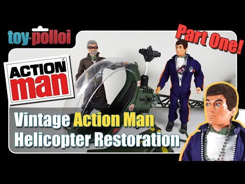 Vintage Action Man Helicopter restoration: part one - Toy Polloi