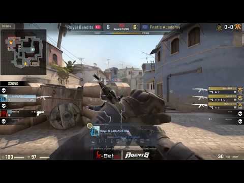 [MAP1] [TR] X-Bet.co Invitational #3 | Fnatic Academy vs Royal Bandits | bo3