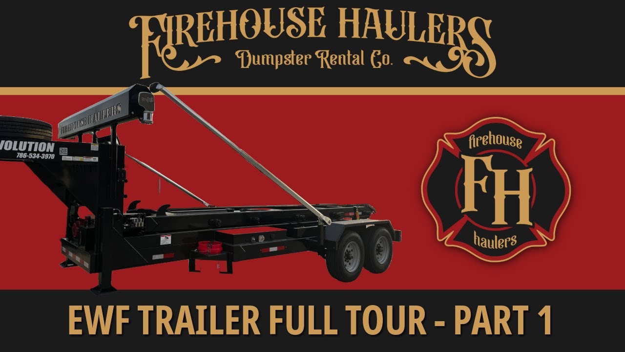 EWF Roll-Off Trailer Full Walk Around & Features | Firehouse Haulers