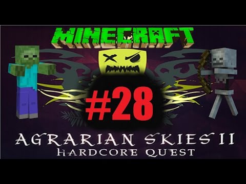 Let's Play Minecraft Agrarian Skies 2 S01E28 - Endlich Stauraum [Hardcore] [German Deutsch]