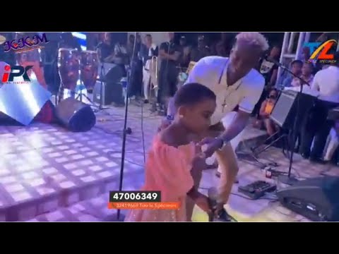 Yn timoun 9ans fè gazzman couleur sezi ak piblik la #Elissa #Fresberline😱tèlman li chaje talan