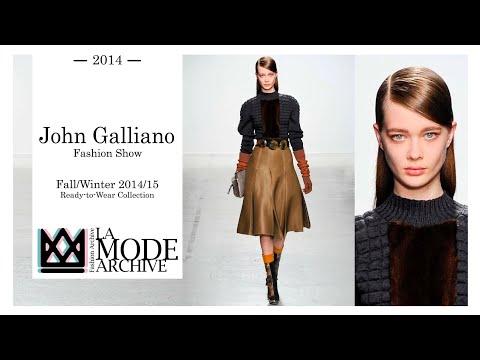 John Galliano Fashion Show at Paris Fashion Week - Fall/Winter 2014/15 Ready-to-Wear Collection