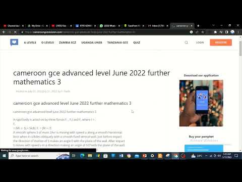 HOW TO DOWNLOAD ANY PAST GCE QUESTION ON KAWLO