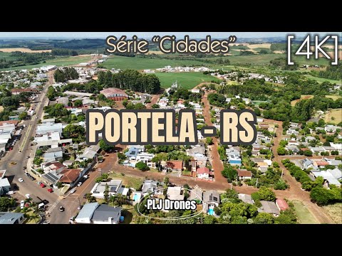 284 - 4K - Drone - Tenente Portela - RS #drone #cidade #portela #riograndedosul #cidadesdobrasil #rs