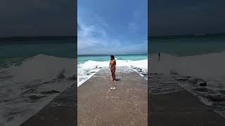 Download lagu THE WAVES ARE COOL AT KELAN BEACH, BALI mp3