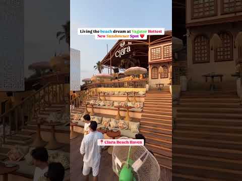 📍 Clara beach Haven, Anjuna, Goa #goa #goatrip #explore #goabeach #beach #travel #cafe #restaurant