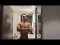 Bathroom MUSCLES flexing!
