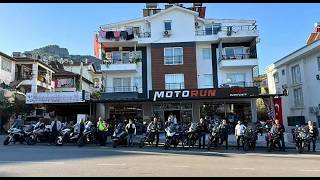 Fethiye Motorun ve Voyn Motosiklet Kulübü Çökertme yolunda