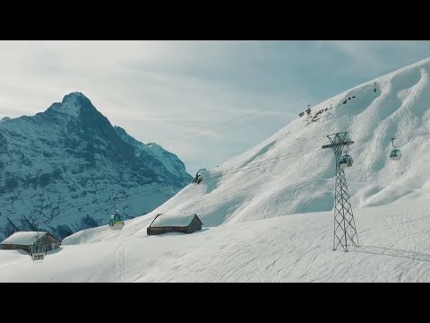 Skifahren auf Grindelwald-First