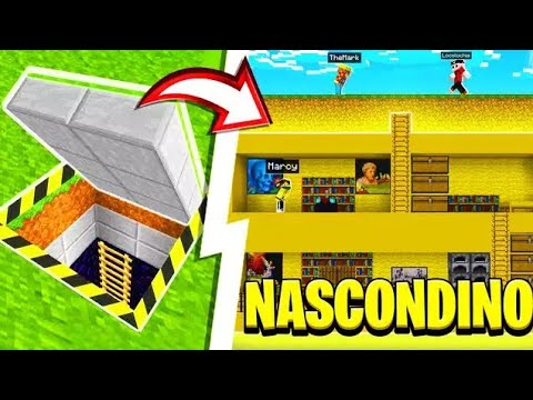 GIOCO A NASCONDINO NEI BUNKER SEGRETI CON I MIEI AMICI