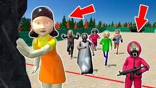 Scary Piggy vs Granny in diapers, Baldi, Grandpa, Ice Scream - funny horror animation (p.319)