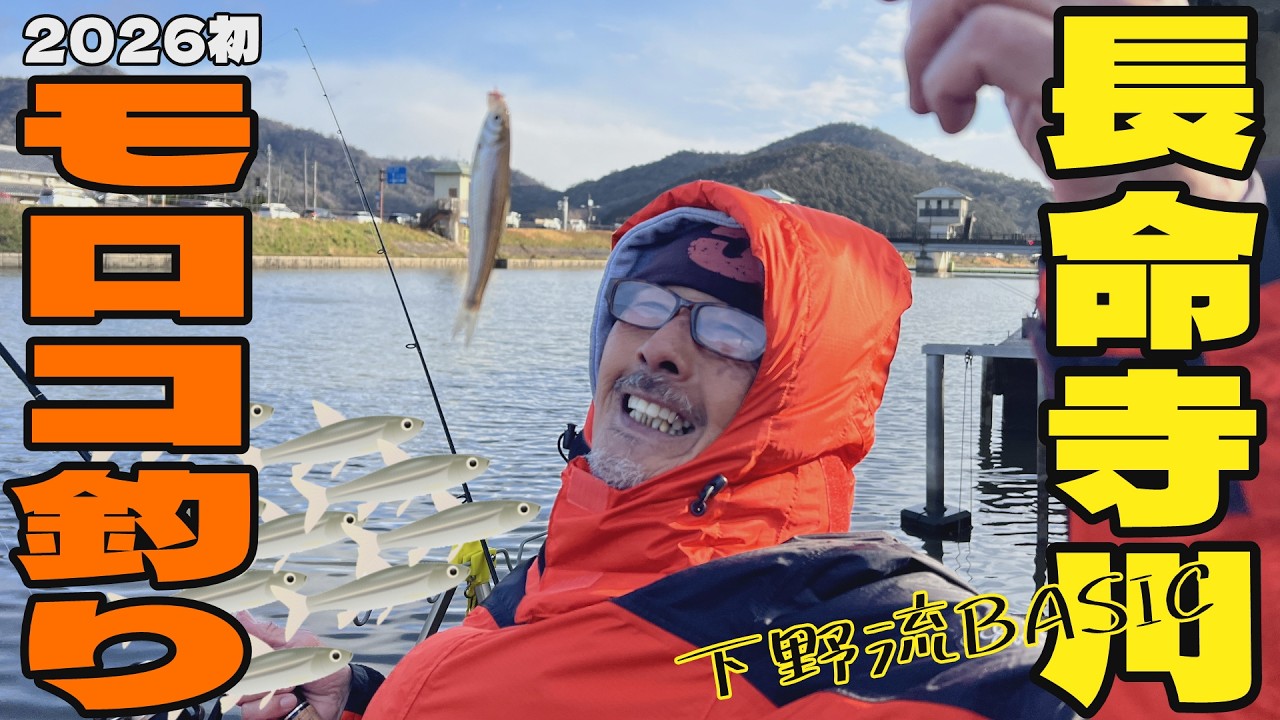 2026長命寺川で初モロコ釣り 3月10日　春の風物詩【下野流BASIC】下野正希　モロコ　ホンモロコ　近江八幡　琵琶湖・滋賀県のモロコ釣り