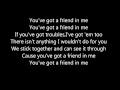 You've got a friend in me by Randy Newman lyrics