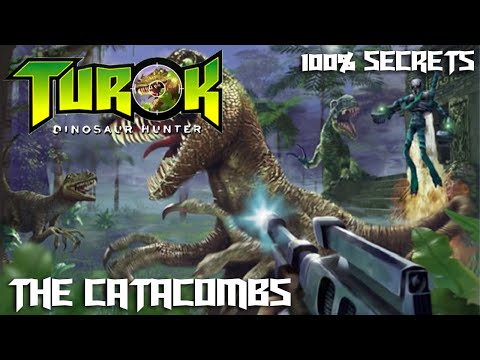 Turok: Dinosaur Hunter (PC) - Level 5: The Catacombs 100% Secrets