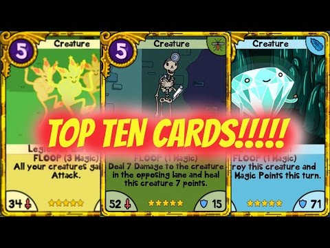 10 Most Powerful Cards in Card Wars!!!