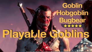 Playable Goblins Mod Goblin Hobgoblin and Bugbear