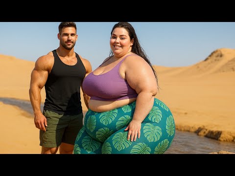Romantic Moments with SSBBW Queen in the Desert & River | Curvy Love Journey 💕🌵💦
