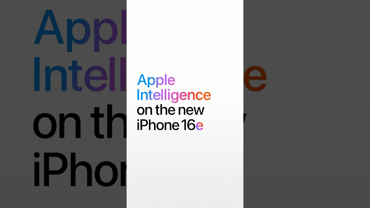Apple Intelligence on iPhone 16e. Latest iPhone. Greatest price. #Shorts