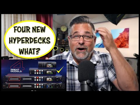4 New HyperDecks..What Blackmagic Design?