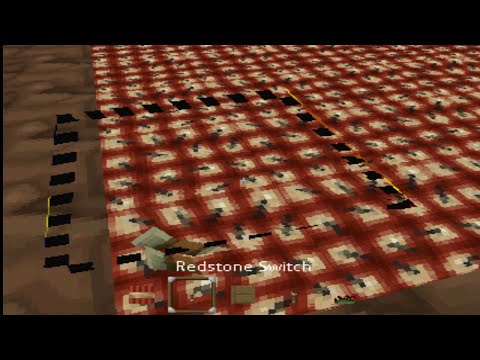 Crafti (Dreamcast Minecraft Clone) Explosion Chain (Earrape Warning)