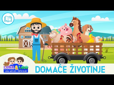 Domaće životinje - Životinje za decu | Učimo životinje 🚜🐷🐮