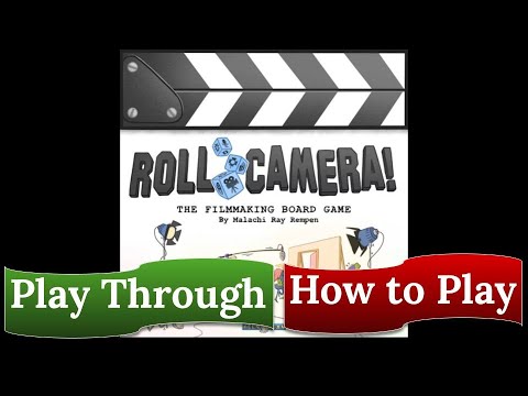 Roll Camera! The Filmmaking Board Game: Play Through & How to Play