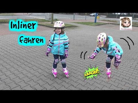 INLINER FAHREN - Hannah fährt auf Inlineskates - Rollerblading für Anfänger
