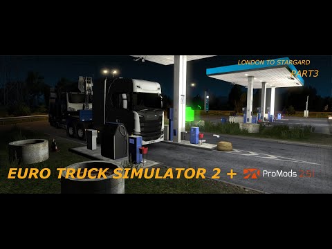 ETS 2 1.39.4.4s Promods 2.51 delivering mobile crane 775 miles London (UK) to Stargard (PL) #3  2K