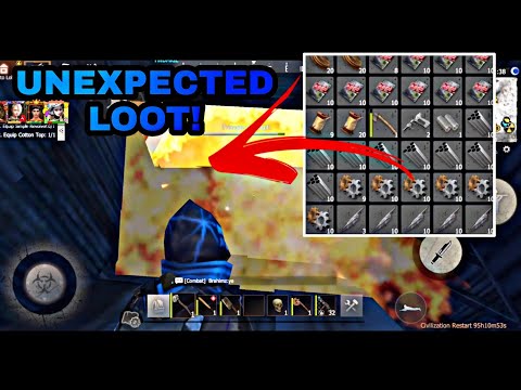 WE ARE LUCKY TO RAID THIS BASE!!, RAIDING OUR NEIGHBOR!! - Last Island Of Sruvival