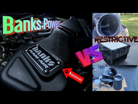 BANKS COLD AIR INTAKE SYSTEM with the BIG ASS AIR FILTER for my 2021 Ram 2500 6.7L Cummins Diesel