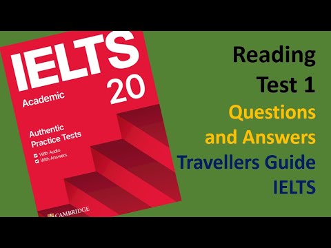 Cambridge Academic IELTS Book 20 - Reading Test 1 (Solved and Explained)