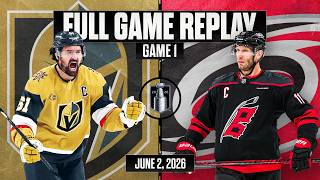 FULL GAME REPLAY: Golden Knights vs. Hurricanes | Game 1| 2026 Stanley Cup Final