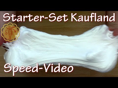 Speed-Video: Starter-Set Kaufland - Slime selber machen - DIY