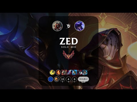Zed Mid vs Ryze - EUW Grandmaster Patch 13.1