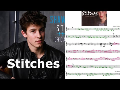 Stitches. Shawn Mendes. Partitura. Sheet music.
