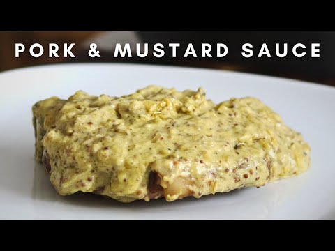 How to cook a moist Pork Chop | with Mustard & Brandy Sauce