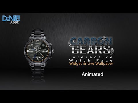 Carbon Gears HD Watch Face Video