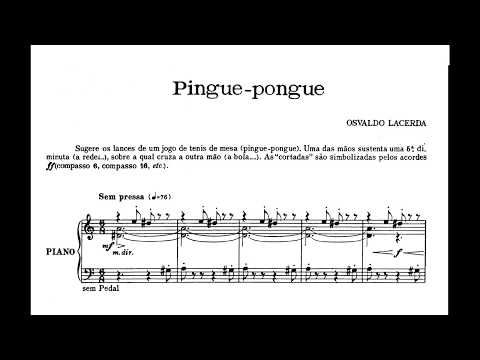 Osvaldo Lacerda - Pingue-pongue (No.1 do Cromos 3º caderno) (Isabel Mourão, piano)